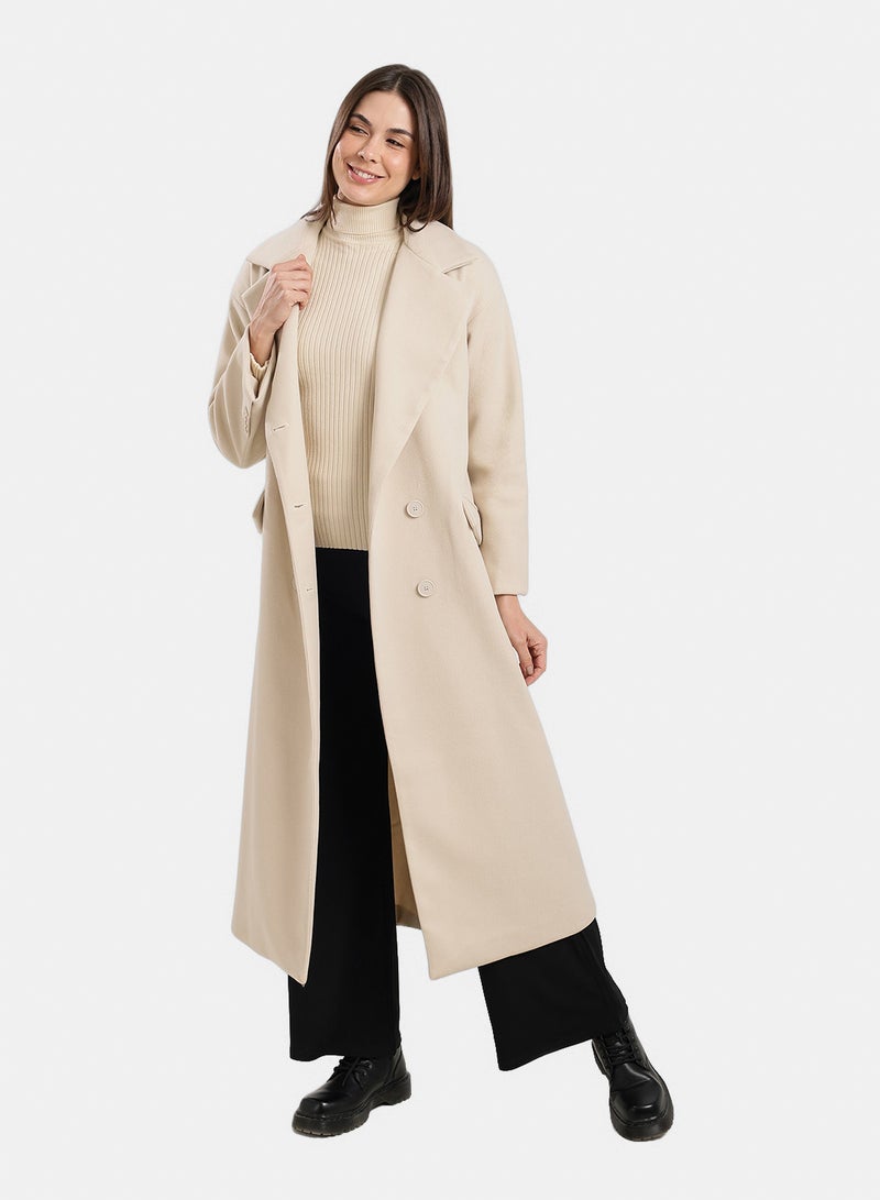 Clue Midi Coat With Notch Collar - Image 1